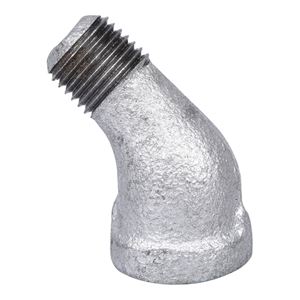 ProSource PPG121-8 Street Pipe Elbow, 1/4 in, Threaded, 45 deg Angle, SCH 40 Schedule, 300 psi Pressure