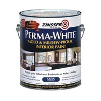 Zinsser 02711 Kitchen and Bath Paint, Satin, White, 1 gal, Can, Water, Pack of 2 