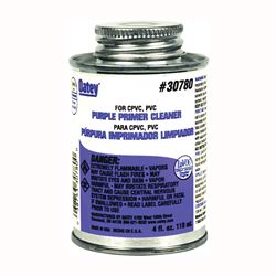Oatey 30780 Primer/Cleaner, Liquid, Purple, 4 oz Pail 