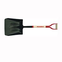 UnionTools 54109 Coal and Street Shovel, 13-1/2 in W Blade, 14-1/2 in L Blade, Steel Blade, Hardwood Handle 