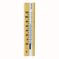 Taylor 5141 Thermometer, -20 to 120 deg F, Wood Casing 