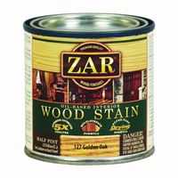ZAR 12706 Wood Stain, Golden Oak, Liquid, 0.5 pt, Can 