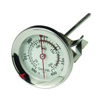 Taylor 5911N Candy/Deep Fry Thermometer, 100 to 400 deg F, Analog Display 