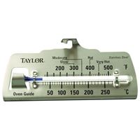 Taylor 5921N Oven Guide Thermometer, 100 to 600 deg F, Analog Display 