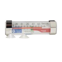 Taylor 5925N Fridge/Freezer Thermometer,-20 to 80 deg F, Analog Display, White 