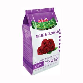 Jobes 09426 Rose and Flower Organic Plant Food, 4 lb Bag, Granular, 3-4-3 N-P-K Ratio