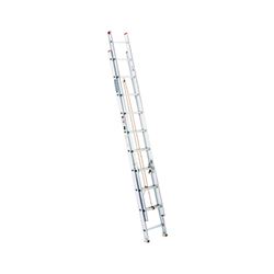 Werner D1124-2 Extension Ladder, 23 ft H Reach, 200 lb, Aluminum 