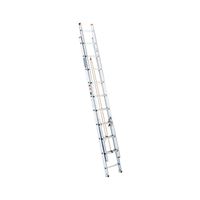 Werner D1124-2 Extension Ladder, 23 ft H Reach, 200 lb, Aluminum 