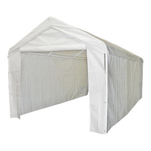Caravan Canopy 12000211010 Sidewall/Enclosure Kit, 10 ft W Exterior, 20 ft D Exterior, 6 ft H Exterior, Rectangle