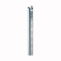 Knape & Vogt 80 80 ANO 24 Shelf Standard, 320 lb, 16 ga Thick Material, 5/8 in W, 24 in H, Steel, Anochrome, Pack of 10 