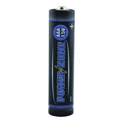 PowerZone LR03-24P Battery, 1.5 V Battery, AAA Battery, Zinc, Manganese Dioxide, and Potassium Hydroxide 