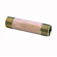 Anderson Metals 38300-1635 Pipe Nipple, 1 in, NPT, Brass, 630 psi Pressure, 3-1/2 in L 