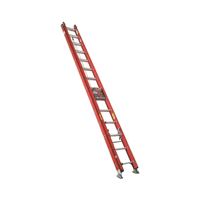 Werner D6232-2 Extension Ladder, 31 ft H Reach, 300 lb, Fiberglass 