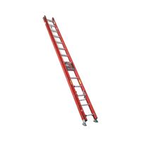 Werner D6224-2 Extension Ladder, 23 ft H Reach, 300 lb, Fiberglass 