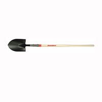 Razor-Back 45520 Shovel with Dual Rivet, 8-3/4 in W Blade, Steel Blade, Hardwood Handle, Long Handle, 48 in L Handle 