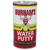DURHAMS Rock Hard 1 Water Putty, Cream, 1 lb Can 