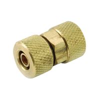 Anderson Metals 50862-04 Tube Union, 1/4 in, Compression, Brass 10 Pack 