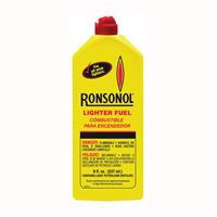 Ronson 99062 Lighter Fuel, Liquid, Clear, 8 oz, Pack of 24 