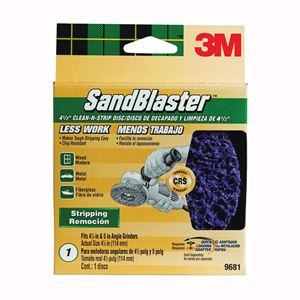 3M SandBlaster 9681 Grinding Disc, 7 x 7/8 in Pad/Disc