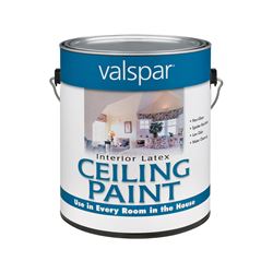 Valspar Medallion 1400 Series 027.0001426.007 Interior Paint, Flat Sheen, White, 1 gal, Can, 400 sq-ft Coverage Area 