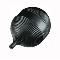 Plumb Pak PP9906-1 Toilet Tank Float Ball, Plastic, Black 
