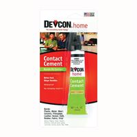 Devcon 18045 Contact Cement, Liquid, Hydrocarbon, Amber, 1 oz Tube 