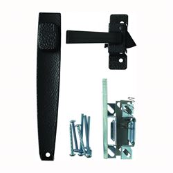 Wright Products V398BL Pushbutton Latch, 3/4 to 1-1/4 in Thick Door, For: Out-Swinging Wood/Metal Screen, Storm Doors 