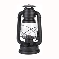 Lamplight 52664 Lantern, 5 oz Capacity, 15 hr Burn Time, Black, Pack of 4 
