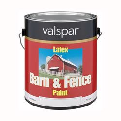 Valspar 018.3121-10.007 Barn and Fence Paint, Red, 1 gal, Pack of 4 