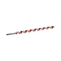 Milwaukee 48-13-6000 Ship Auger Bit, 1 in Dia, 18 in OAL, Spiral Flute, 7/16 in Dia Shank, Hex Shank 