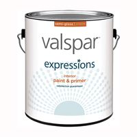 Valspar Expressions 005.0017063.007 Interior Paint, Semi-Gloss Sheen, 1 gal, Can, 300 to 400 sq-ft Coverage Area, Pack of 4 