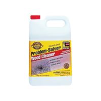 Cabot Problem-Solver 140.0008002.007 Wood Cleaner, Liquid, Cloudy White, 1 gal, Jug 4 Pack 