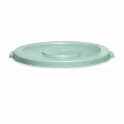 Continental Commercial Huskee 4445GY Receptacle Lid, 44 gal, Plastic, Gray, For: Huskee 4442, 4443 and 4444 Receptacles 