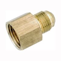 Anderson Metals 754046-1012 Tube Coupling, 5/8 x 3/4 in, Flare x FNPT, Brass, Pack of 5 