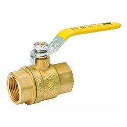 B & K 107-826NL Ball Valve, 1-1/4 in Connection, FPT x FPT, 600/150 psi Pressure, Manual Actuator, Brass Body 