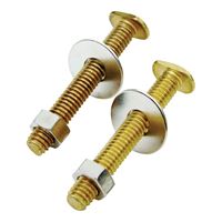 Worldwide Sourcing 8045 Bolt Set, Brass, For: Use to Attach Toilet to Flange 