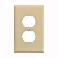 WALL PLATE MID-SIZ 1GANG IVORY 25 Pack 