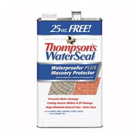 Thompsons WaterSeal TH.023111-03 Masonry Protector, Clear, 1.2 gal, Pack of 4 