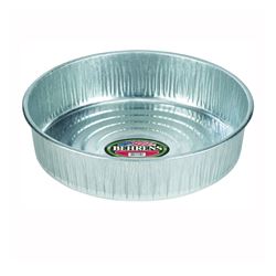 Behrens 2168 Drain and Utility Pan, 3 gal Capacity, Galvanized Steel, Silver 