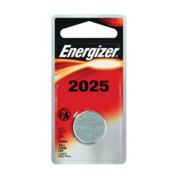 Energizer ECR2025BP Coin Cell Battery, 3 V Battery, 170 mAh, CR2025 Battery, Lithium, Manganese Dioxide, Pack of 6 