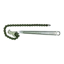 Diamond Farrier CW12H Chain Wrench, 12 in L, Steel, Nickel Chrome 