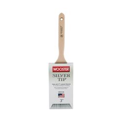 Wooster 5220-3 Paint Brush, 3 in W, 2-15/16 in L Bristle, Polyester Bristle, Flat Sash Handle 