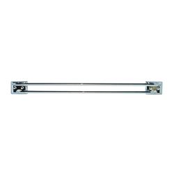 DECKO 38140 Towel Bar, 18 in L Rod, Steel, Chrome, Surface Mounting 
