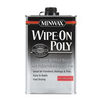 Minwax 60900000 Wipe-On Poly Paint, Gloss, Liquid, Clear, 1 qt, Can 