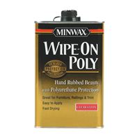Minwax 60910000 Wipe-On Poly Paint, Liquid, Clear, 1 qt, Can 
