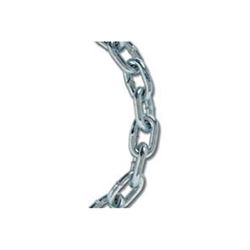 Koch A01160 Proof Coil Chain, 3/16 in, 10 ft L, 30 Grade, Carbon Steel, Electro-Galvanized 