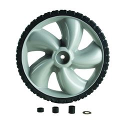 ARNOLD 490-324-0002 Replacement Lawn Mower Wheel, Plastic/Rubber 