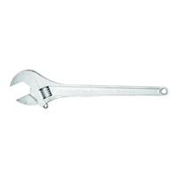 Crescent AC115 Adjustable Wrench, 15 in OAL, 1.688 in Jaw, Steel, Chrome, I-Beam Handle 