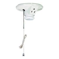 Eaton Wiring Devices 667-SP Lamp Holder, 125 VAC, 660 W, White 