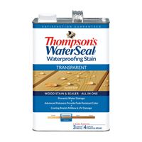 Thompsons WaterSeal TH.091201-16 Wood Sealer, Transparent, Liquid, Harvest Gold, 1 gal, Pack of 4 